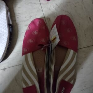 Stylish Pink and Tan Women's Shoes